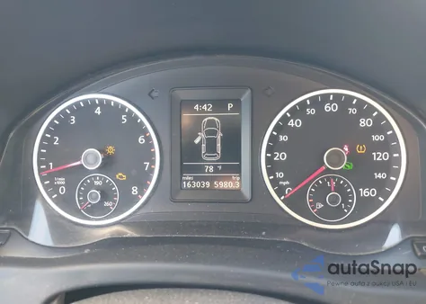 2012 Volkswagen Tiguan Le из США, поврежденный, VIN WVGAV7AX0CW582317